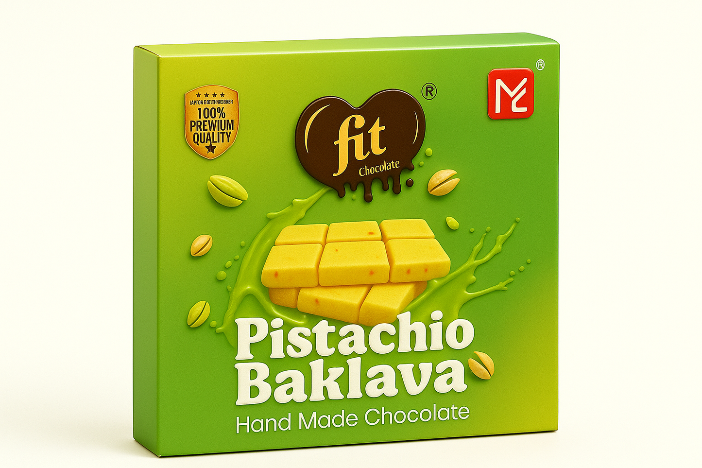 Pistachio Baklava chocolate 60g