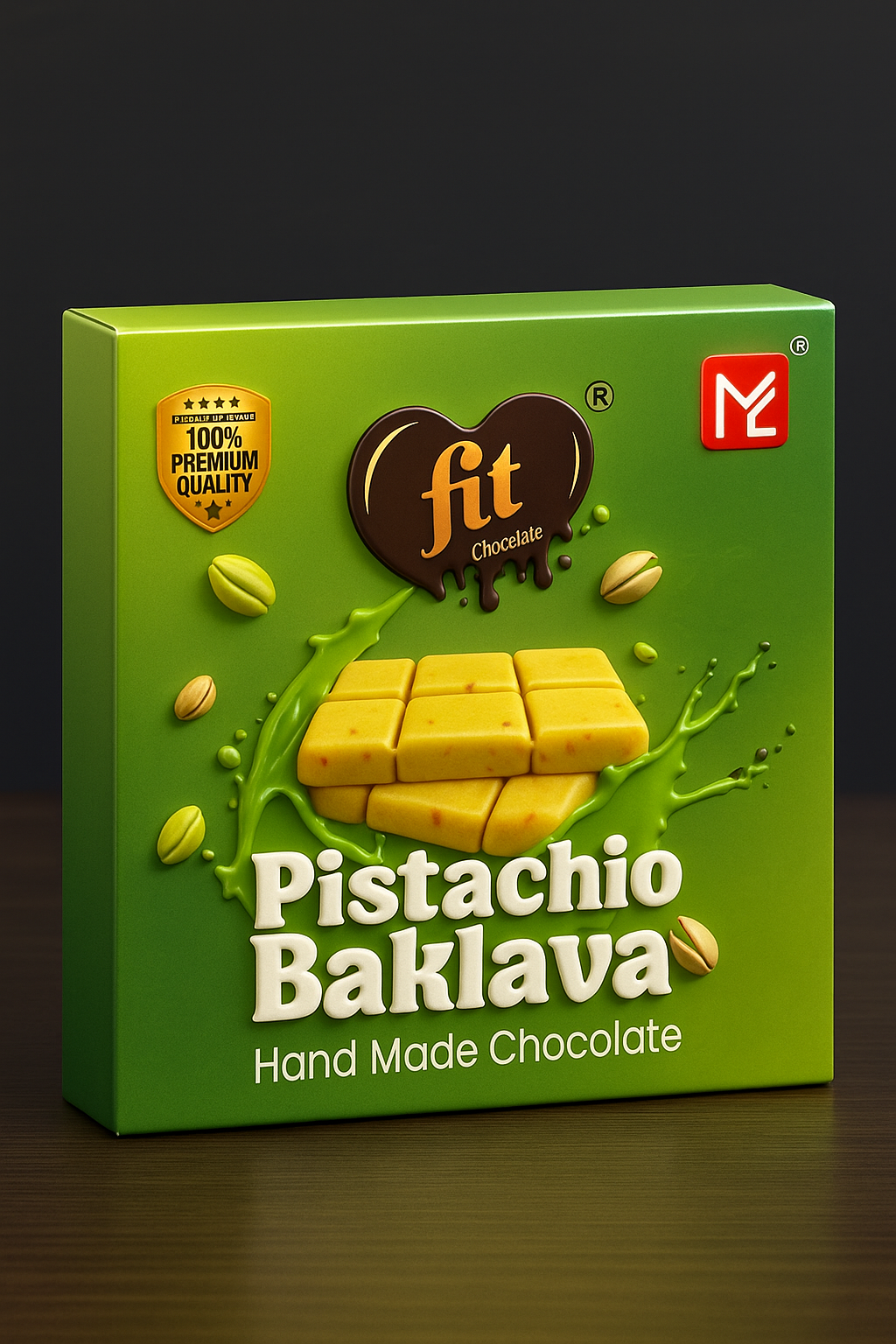 Pistachio Baklava chocolate 60g
