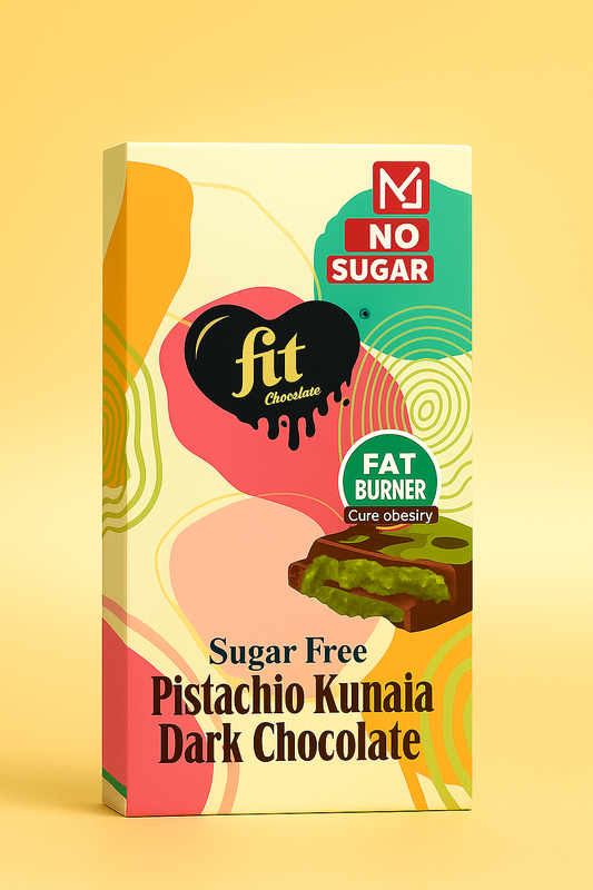 Sugar FREE  Pistachio - dark chocolate 220g
