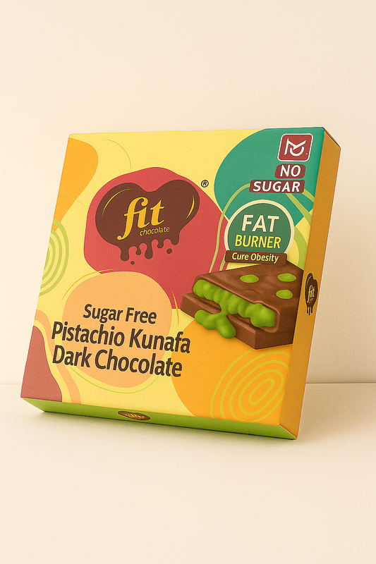 Sugar FREE  Pistachio - dark chocolate 80g
